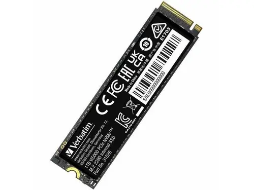 Verbatim 1TB Vi5000 PCIe NVMe M.2 2280 Internal SSD 31826