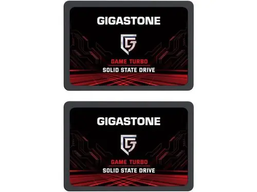 Gigastone Game Turbo 2-Pack 128GB SSD SATA III 6Gb/s. 3D NAND 2.5' Internal Solid State Drive, Read up to 540MB/s. Compatible with PC, Desktop and...