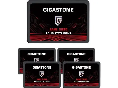 Gigastone Game Turbo 5-Pack 128GB SSD SATA III 6Gb/s. 3D NAND 2.5' Internal Solid State Drive, Read up to 540MB/s. Compatible with PC, Desktop and...