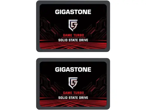 Gigastone Game Turbo 2-Pack 512GB SSD SATA III 6Gb/s. 3D NAND 2.5' Internal Solid State Drive, Read up to 560MB/s. Compatible with PS4, PC, Desktop...