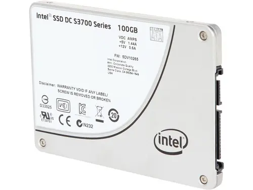 Intel DC S3700 Series 2.5' 100GB SATA III MLC Internal Solid State Drive (SSD) SSDSC2BA100G301