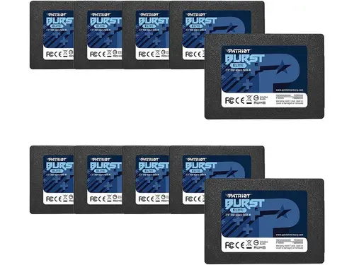 Patriot Memory Burst Elite SATA 3 240GB SSD 2.5' - 10 Pack