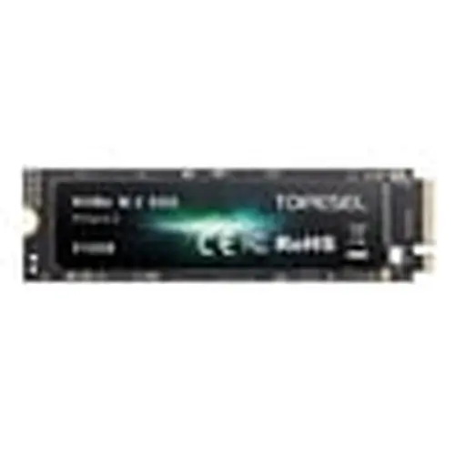 TOPESEL 512G PCIe 4.0 NVMe Gen 4 SSD NVMe M.2 2280 Internal SSD Up to 4900MB/s NVMe SSD Internal Solid State Hard Drive for PS5 PC Laptop