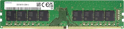 Samsung 32GB DDR4 3200MHz PC4-25600 (PC4-3200AA) CL22 UDIMM 2Rx8 Dual Rank 1.2V Non-ECC DIMM 288-Pin Desktop PC RAM Memory