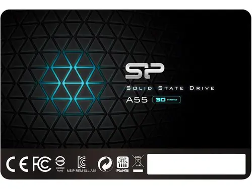 Silicon Power Ace A55 2.5' 512GB SATA III 3D NAND Internal Solid State Drive (SSD) SU512GBSS3A55S25NE