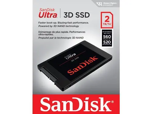 SanDisk Ultra 2.5' 4TB SATA III 3D NAND Internal Solid State Drive (SSD) SDSSDH3-4T00-G26