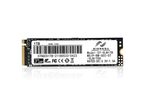 Gioneda 1TB M.2 NVMe SSD, 2280 PCIe Gen3x4 Internal Solid State Drive for PC Laptop/Notebook (M.2 2280, 1TB)