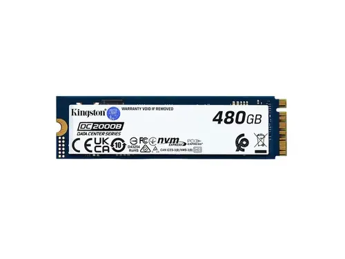 Kingston DC2000B 480GB PCIe 4.0 NVMe M.2 2280 Enterprise SSD,3D TLC,Hardware PLP Power-Loss Protection,Integrated Heatsink,Up to 7000MB/s...