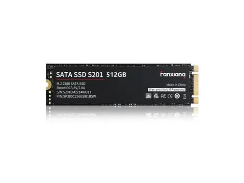 Fanxiang 512GB SSD M.2 2280 SATA Internal Solid State Drive, NGFF SATA III SSD Drive, Up to 550MB/s 6Gb/s,3D Nand TLC, Compatible with Laptop and...