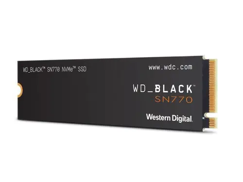 Western Digital WD_BLACK SN770 M.2 2280 500GB PCIe Gen4 16GT/s, up to 4 Lanes Internal Solid State Drive (SSD) WDS500G3X0E