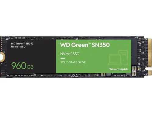 Western Digital Western Digital WD Green SN350 NVMe M.2 2280 960GB PCI-Express 3.0 x4 Internal Solid State Drive (SSD) WDS960G2G0C