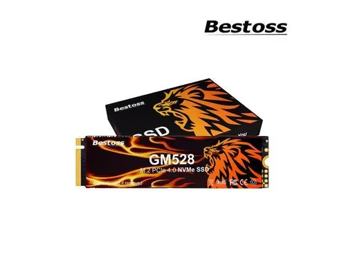 Bestoss SSD 1TB NVMe Internal Solid State Drive SSD - PCIe Gen 4.0, M.2 2280, Up to 5,000 MB/s, Compatible with Desktop and Laptop