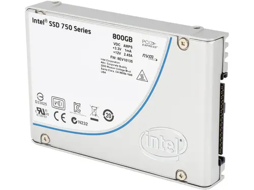 Intel 750 Series 2.5' 800GB PCI-Express 3.0 x4 MLC Internal Solid State Drive (SSD) SSDPE2MW800G4X1
