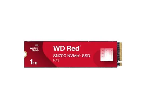 Western Digital 1TB WD Red SN700 NVMe Internal Solid State Drive SSD for NAS Devices - Gen3 PCIe, M.2 2280, Up to 3,430 MB/s - WDS100T1R0C