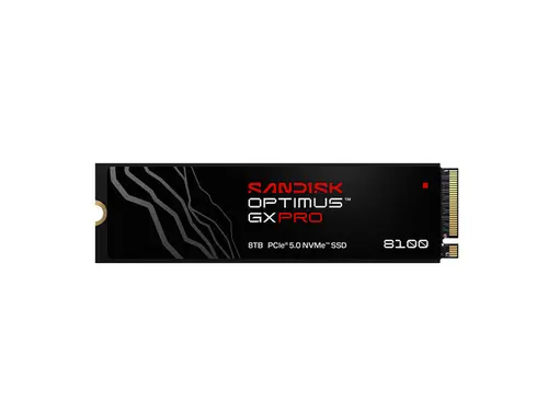 SanDisk 8TB Optimus GX PRO 8100 M.2 2280 PCI-Express 5.0 x4 3D NAND TLC Internal Solid State Drive (SSD) SDSP82800TAN-000E0