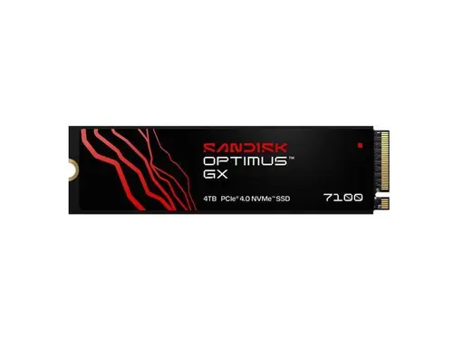 SanDisk Optimus GX 7100 M.2 2280-S3-M 4TB PCI-Express 4.0 x4 3D NAND TLC Internal Solid State Drive (SSD) SDSP71400TAN-000E0