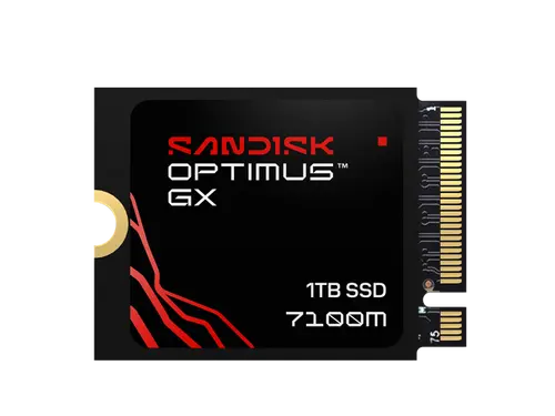 SANDISK Optimus GX 7100M PCIe 4.0 x4 M.2 2230 NVMe 1TB SSD 3D NAND TLC Internal Solid State Drive (SSD) SDSP71100TAT-000E0