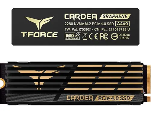 Team Group T-FORCE CARDEA A440 M.2 2280 4TB PCIe Gen 4.0 x4 NVMe 1.4 TLC with Dram cache, PS5 Compatible, Internal Solid State Drive (SSD)...