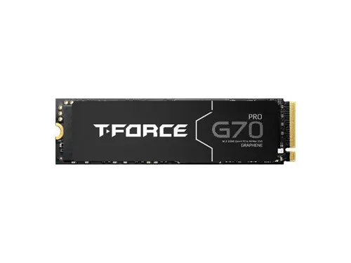 Team Group T-FORCE G70 PRO Graphene M.2 2280 4TB PCIe 4.0 x4 with NVMe 1.4 TLC with Dram cache, PS5 Compatible, Internal Solid State Drive (SSD)...