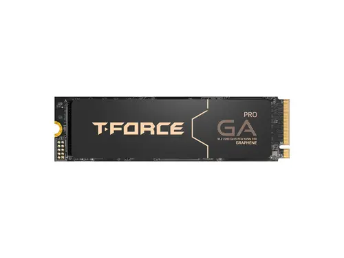 Team Group T-FORCE GA PRO M.2 2280 1TB PCIe Gen5.0x4 with DRAM CACHE with NVMe 3D NAND Internal Solid State Drive (SSD) TM8FFJ001T0C129