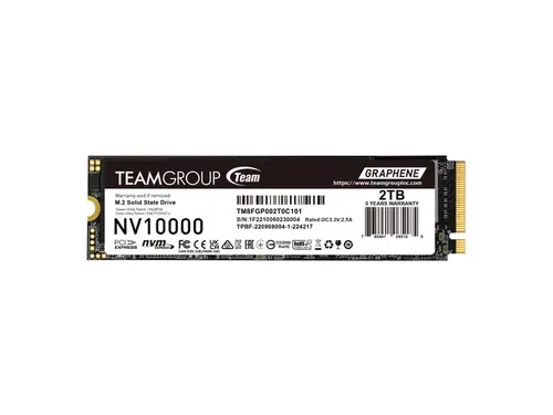 TEAMGROUP NV10000 2TB Gen5 PCIe 2280 NVMe Internal SSD-TM8FGP002T0C101