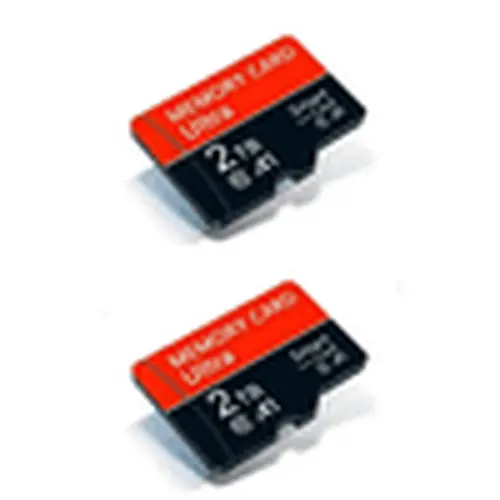 Micro SD Card Memory TF Card 2t, UHS-I, C10, U3, V30, 4K, Large Capacity Full HD Memory Card Suitable For Smartphones, Cameras, Computers, Gaming And Other Android Devices 2-pack