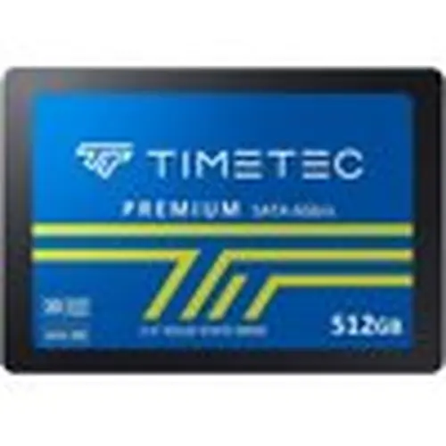 Timetec 512GB SATA III 2.5-Inch SSD, 3D NAND, Up to 550MB/s Read Speed, SLC Cache, Internal Solid State Drive for Laptop and Desktop Computers
