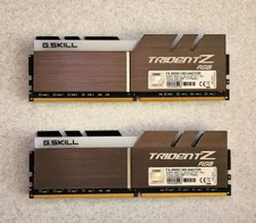 G.SKILL Trident Z RGB DDR4 64GB (2x32GB) 3600MHz CL18 Desktop Memory Ram