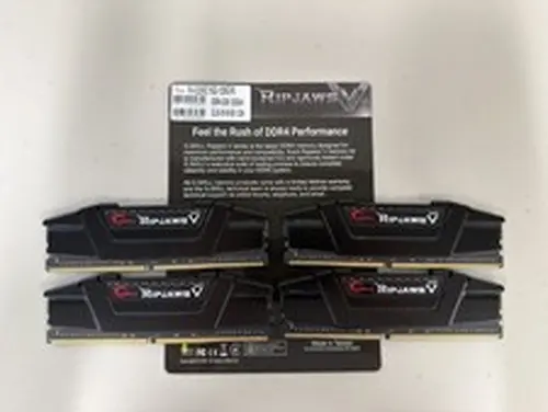 G.SKILL Ripjaws V 128GB (4x32GB) DDR4-3200 CL16 RAM Kit F4-3200C16Q-128GVK