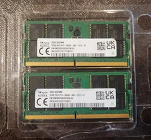SK HYNIX 64GB DDR5 5600 SODIMM PC5-44800 LAPTOP MEMORY (2x32GB) RAM