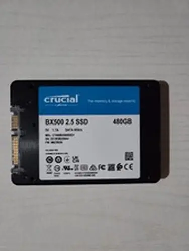 Crucial BX500 2.5" Internal SSD 480GB CT480BX500SSD1 100% Health | LOW SMART