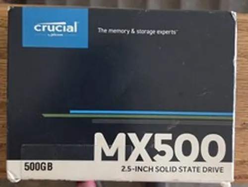 Crucial MX500 500GB 2.5" SATA III 6Gb/s Internal SSD CT500MX500SSD1