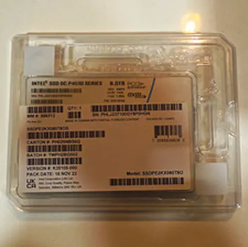 Intel DC P4510 8TB PCIe NVMe 2.5" Internal SSD SSDPE2KX080T8O