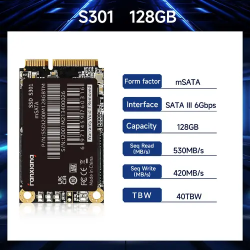 Fanxiang 2TB 1TB 512GB 256GB MSATA Solid State Drive 550MB/s Mini Internal Lot
