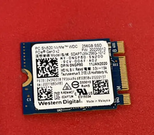 WD 256GB SN520 SATA M.2 NVMe INTERNAL SSD GEN 3X2 SDAPTUW-256G-1012 Dell: NGP80
