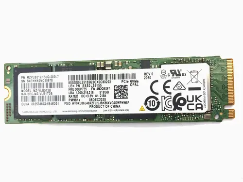 M.2 NVMe SSD 2280 Single Notch 512GB 1TB 2TB Laptop Desktop | Very Good health