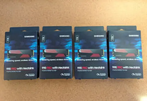 Samsung 990 PRO w/ Heatsink 1TB PCIe 4.0 NVMe M.2 SSD - NEW / SEALED