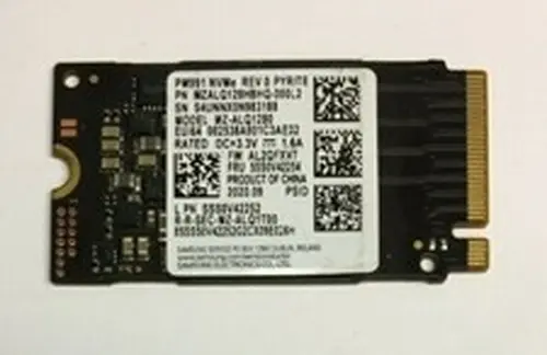 128GB M.2 PCIE NVME 2242 SSD M key Single Notch Major Brands | Very Good health