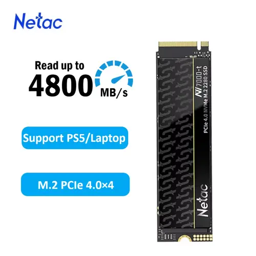 Netac 4TB 2TB 1TB 500GB M.2 PCIe SSD 2280 NVMe Internal Solid State Drive lot
