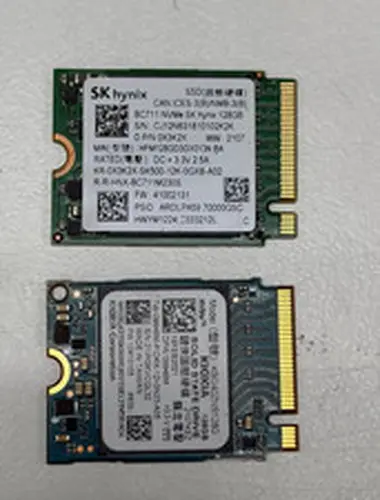 2 PACK! 128GB SSD M.2 PCIE NVME 2230 Solid State Drive Major Brands, WD, Hynix