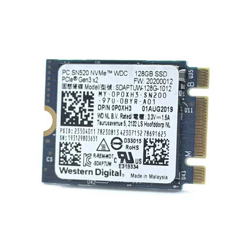 M.2 NVMe SSD 2230 two Notches B+M Key 128GB 256GB 512GB | Very Good health
