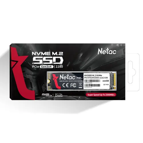 Netac 1TB 512GB 256GB M.2 2280 Internal Solid State Drive PCIe Gen3x4 NVMe SSD