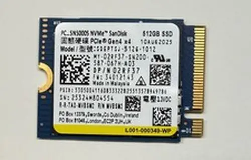 SanDisk 512GB SSD - SN5000S M.2 2230 NVMe PCIe Gen4x4 SDEPTSJ-512G-1012