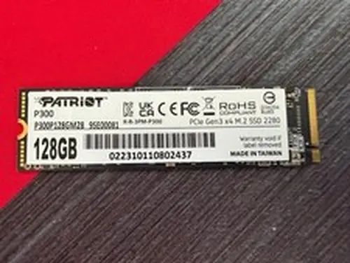 Patriot P300 128GB M.2 2280 NVMe SSD PCIe Gen3 x4