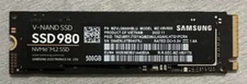Samsung 980 500GB M.2 NVMe SSD - SANITIZED &