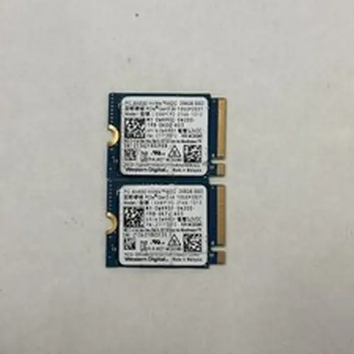 Lot Of 2 Western Digital SN530 256GB NVMe M.2 PCIe Gen3 x4 SSD SDBPMPZ-256G-1012