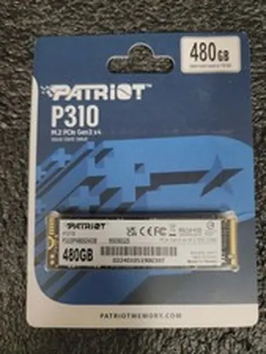 Patriot P310P480GM28 P310 480GB NVMe M.2 PCIe 3.0 x4 SSD 2280 Solid State Drive