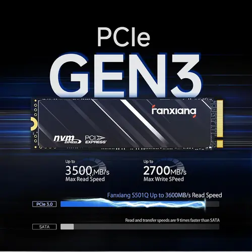 Fanxiang 128GB 256GB 512GB 1TB SSD M.2 NVMe PCIe GEN4/GEN3 Hard Drive 2TB 4T LOT