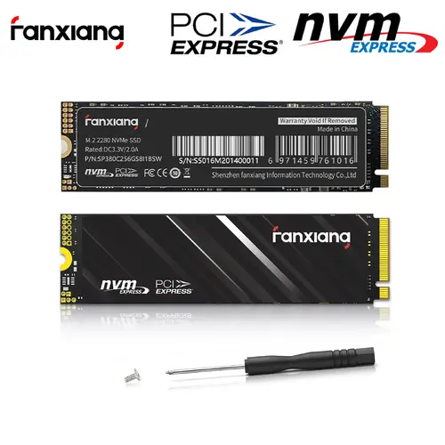 Fanxiang 128GB 256GB 512GB 1TB SSD M.2 NVMe PCIe GEN4/GEN3 Hard Drive 2TB 4T LOT