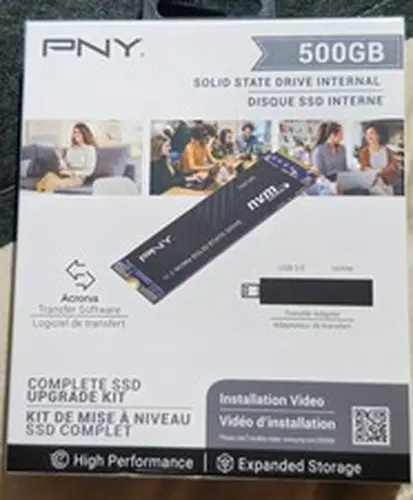 PNY CS2140 500GB M.2 NVMe Internal Solid State Drive (SSD) M280CS2140-500KIT-RB